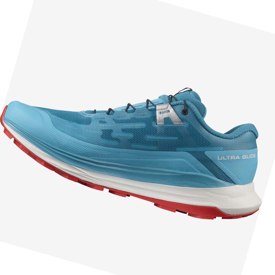 Tenis Para Trail Running Salomon ULTRA GLIDE Hombre Turquesa | MX 3489RVD